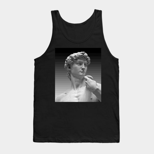 Aesthetic Greek Bust | Vaporwave Tank Top by MeatMan